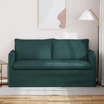 vidaXL Sofa Dunkelgrün 156 x 82 x 85 cm Stoff