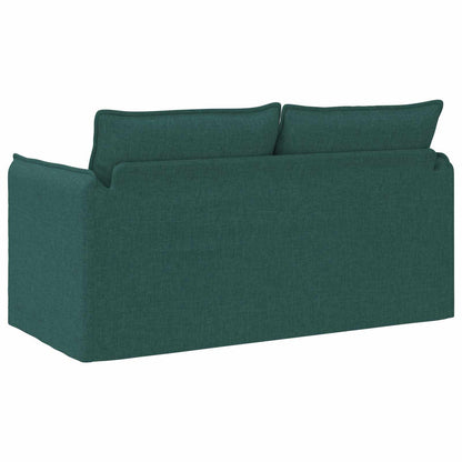 vidaXL Sofa Dunkelgrün 156 x 82 x 85 cm Stoff