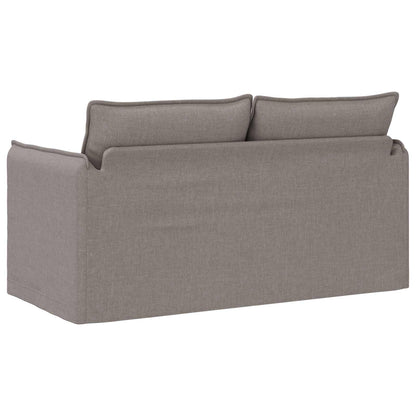 vidaXL Sofa Taupe 156 x 82 x 85 cm Stoff