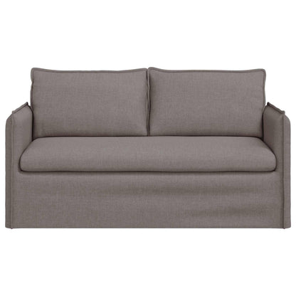 vidaXL Sofa Taupe 156 x 82 x 85 cm Stoff