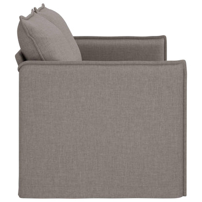 vidaXL Sofa Taupe 156 x 82 x 85 cm Stoff