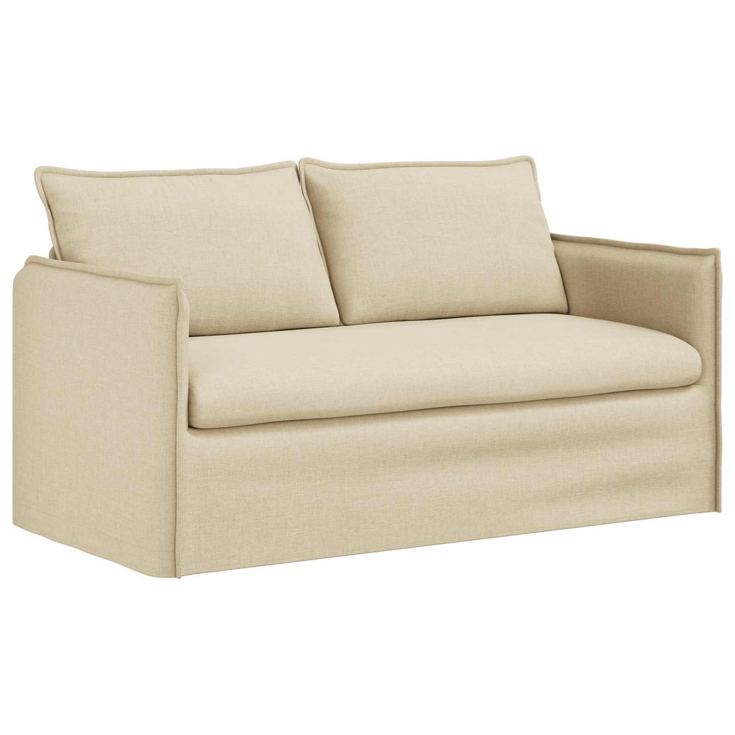 vidaXL Sofa Creme 156 x 82 x 85 cm Stoff