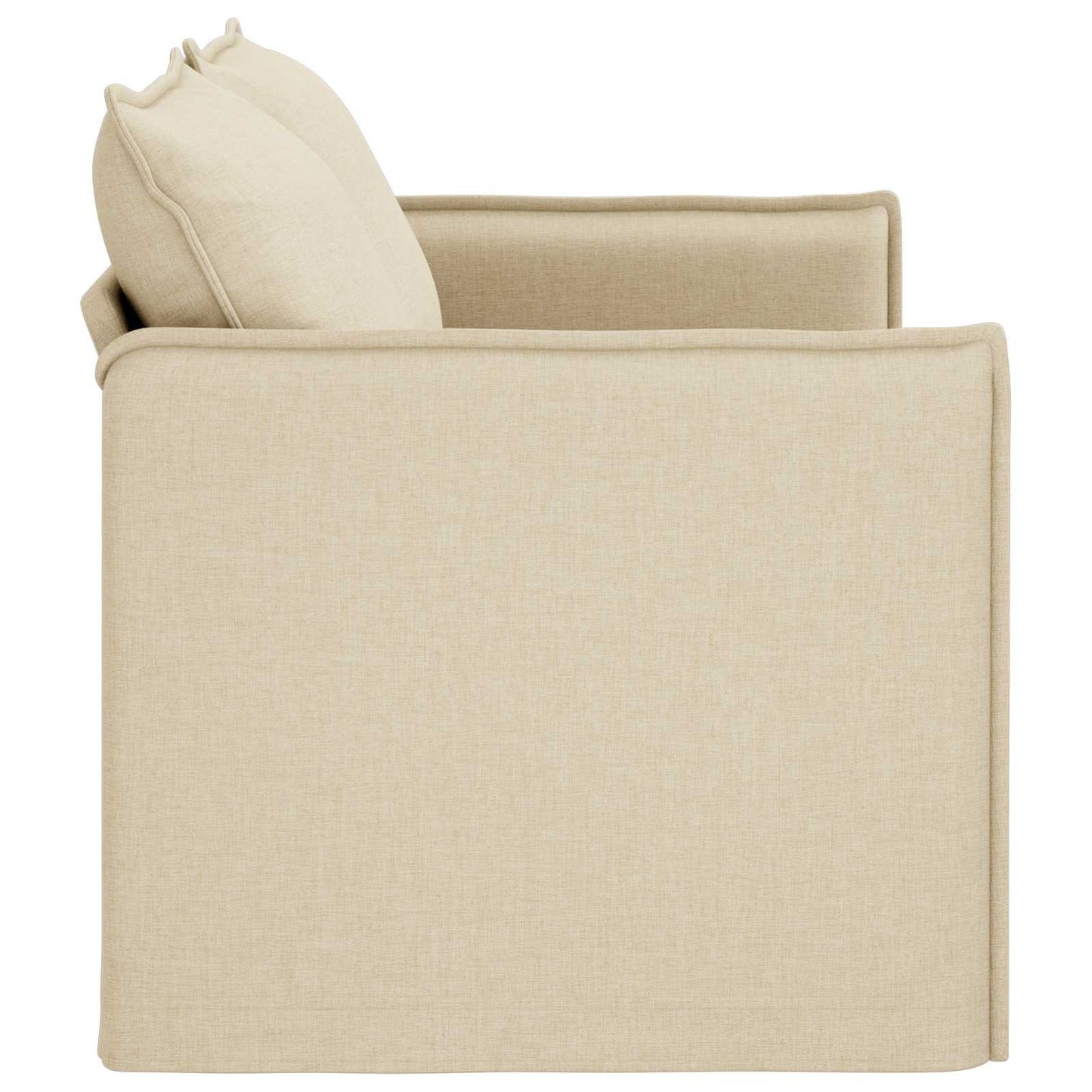 vidaXL Sofa Creme 156 x 82 x 85 cm Stoff
