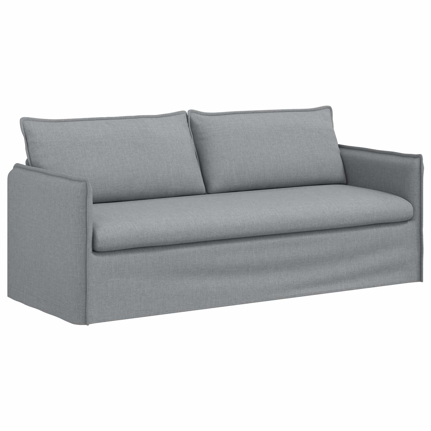vidaXL Sofa Hellgrau 196 x 82 x 85 cm Stoff