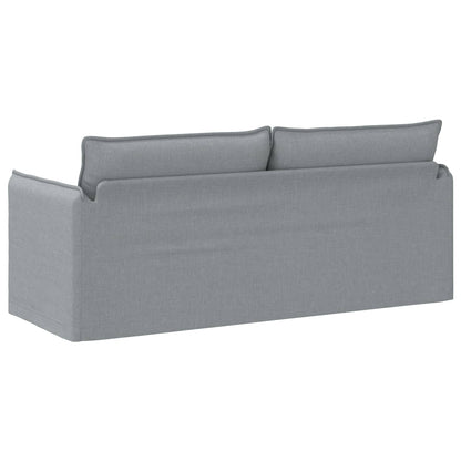 vidaXL Sofa Hellgrau 196 x 82 x 85 cm Stoff