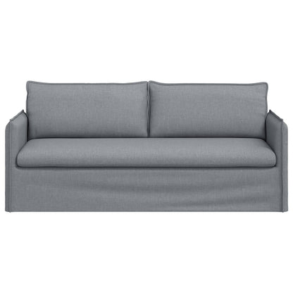 vidaXL Sofa Hellgrau 196 x 82 x 85 cm Stoff