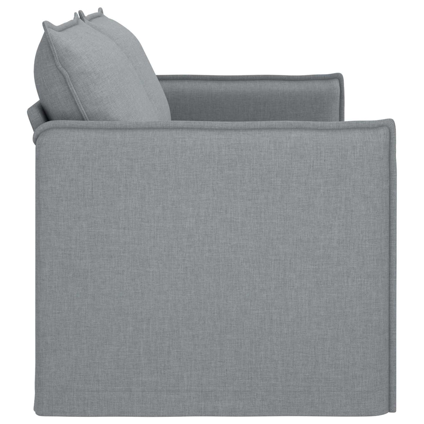 vidaXL Sofa Hellgrau 196 x 82 x 85 cm Stoff