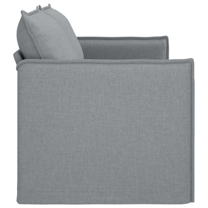 vidaXL Sofa Hellgrau 196 x 82 x 85 cm Stoff