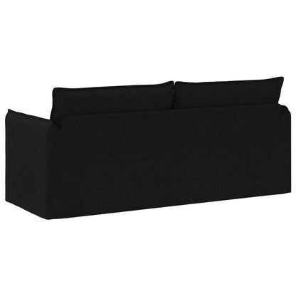 vidaXL Sofa Schwarz 196 x 82 x 85 cm Stoff
