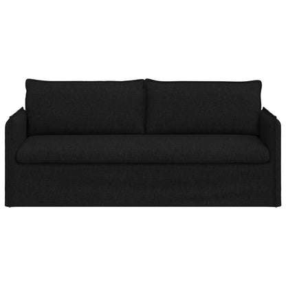 vidaXL Sofa Schwarz 196 x 82 x 85 cm Stoff