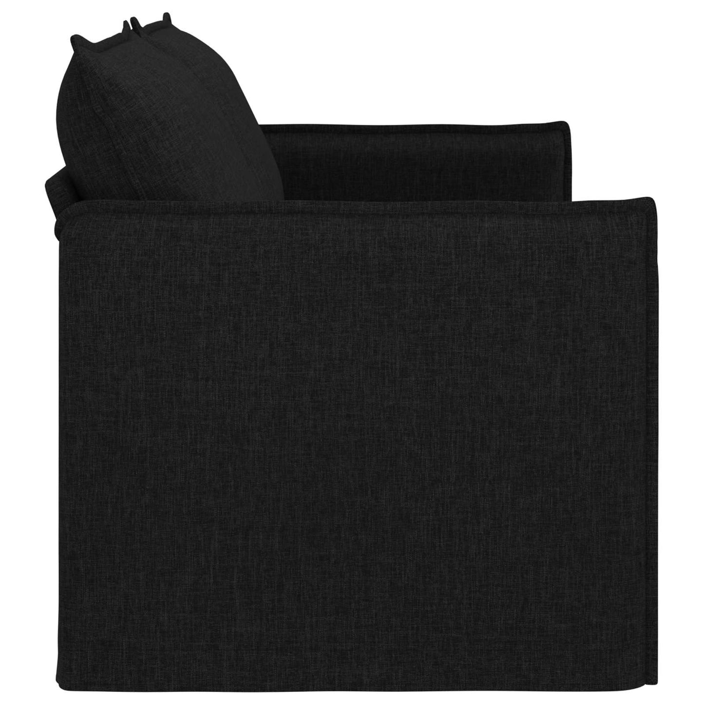 vidaXL Sofa Schwarz 196 x 82 x 85 cm Stoff