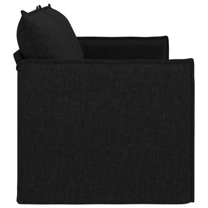 vidaXL Sofa Schwarz 196 x 82 x 85 cm Stoff