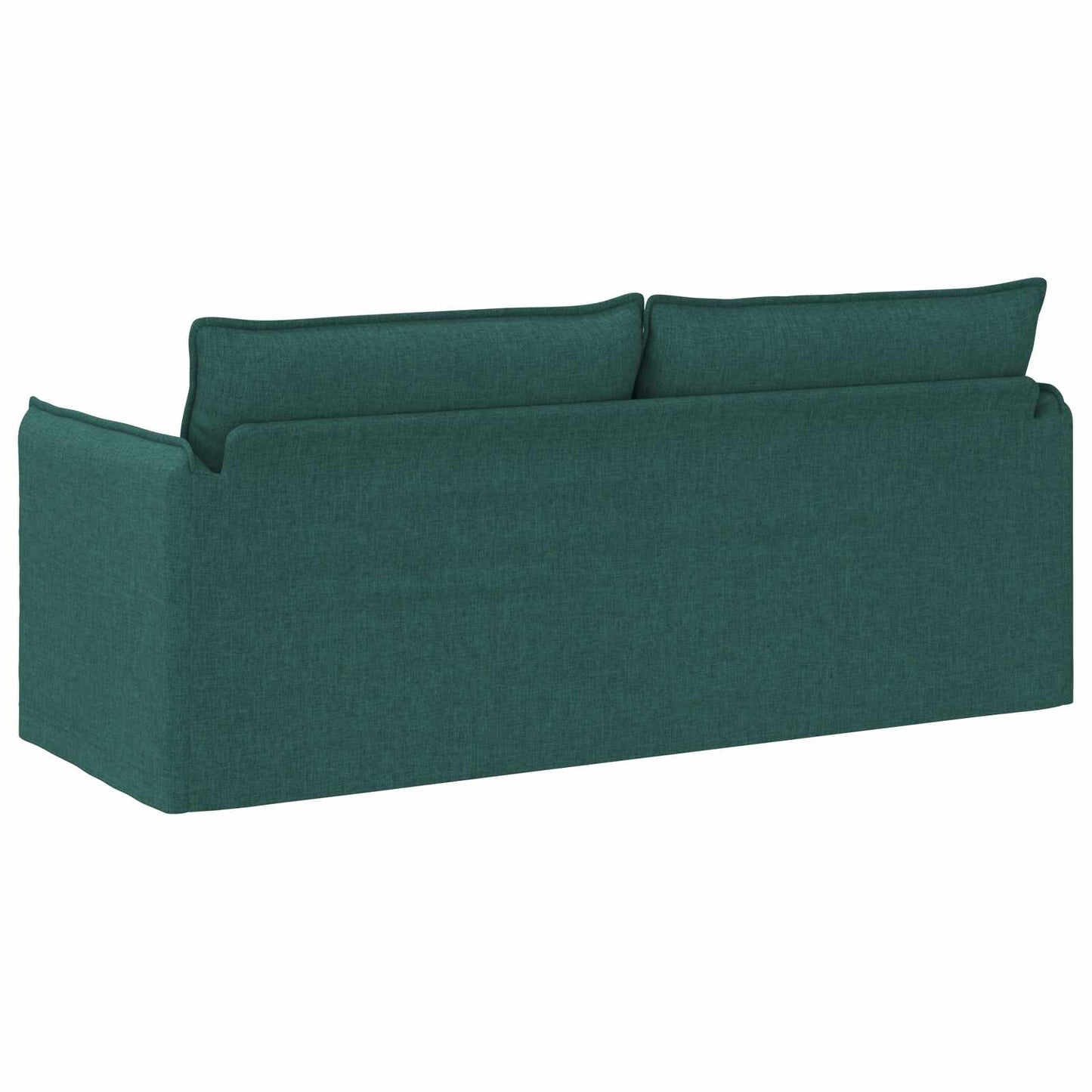 Sofa Dunkelgrün 196 x 82 x 85 cm Stoff