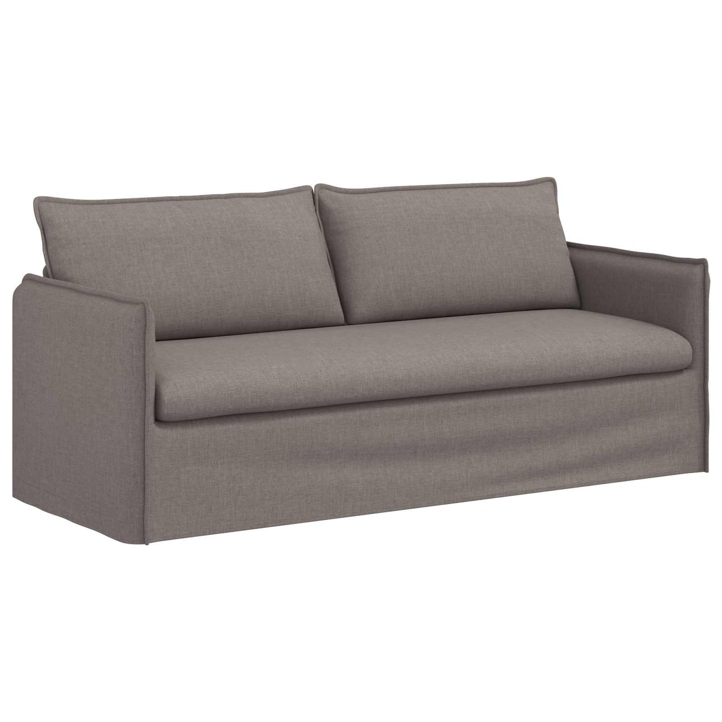 vidaXL Sofa Taupe 196 x 82 x 85 cm Stoff