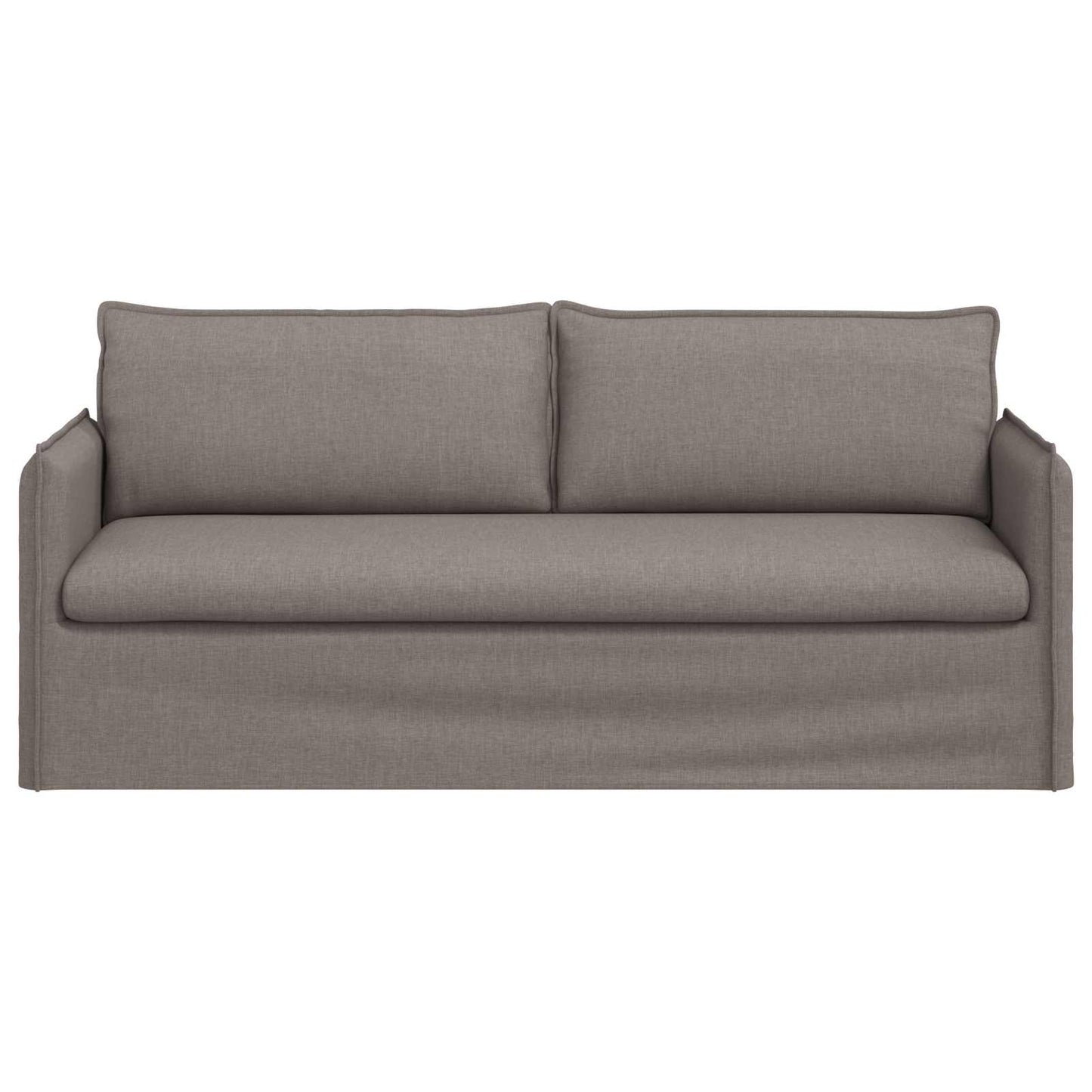 vidaXL Sofa Taupe 196 x 82 x 85 cm Stoff