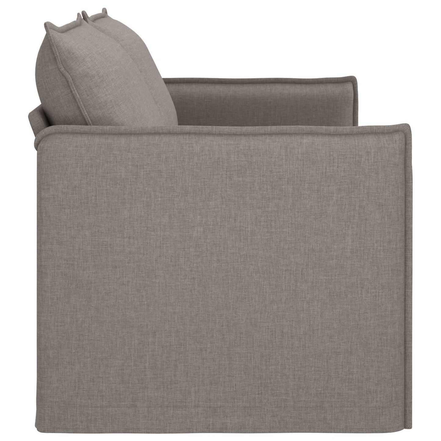 vidaXL Sofa Taupe 196 x 82 x 85 cm Stoff