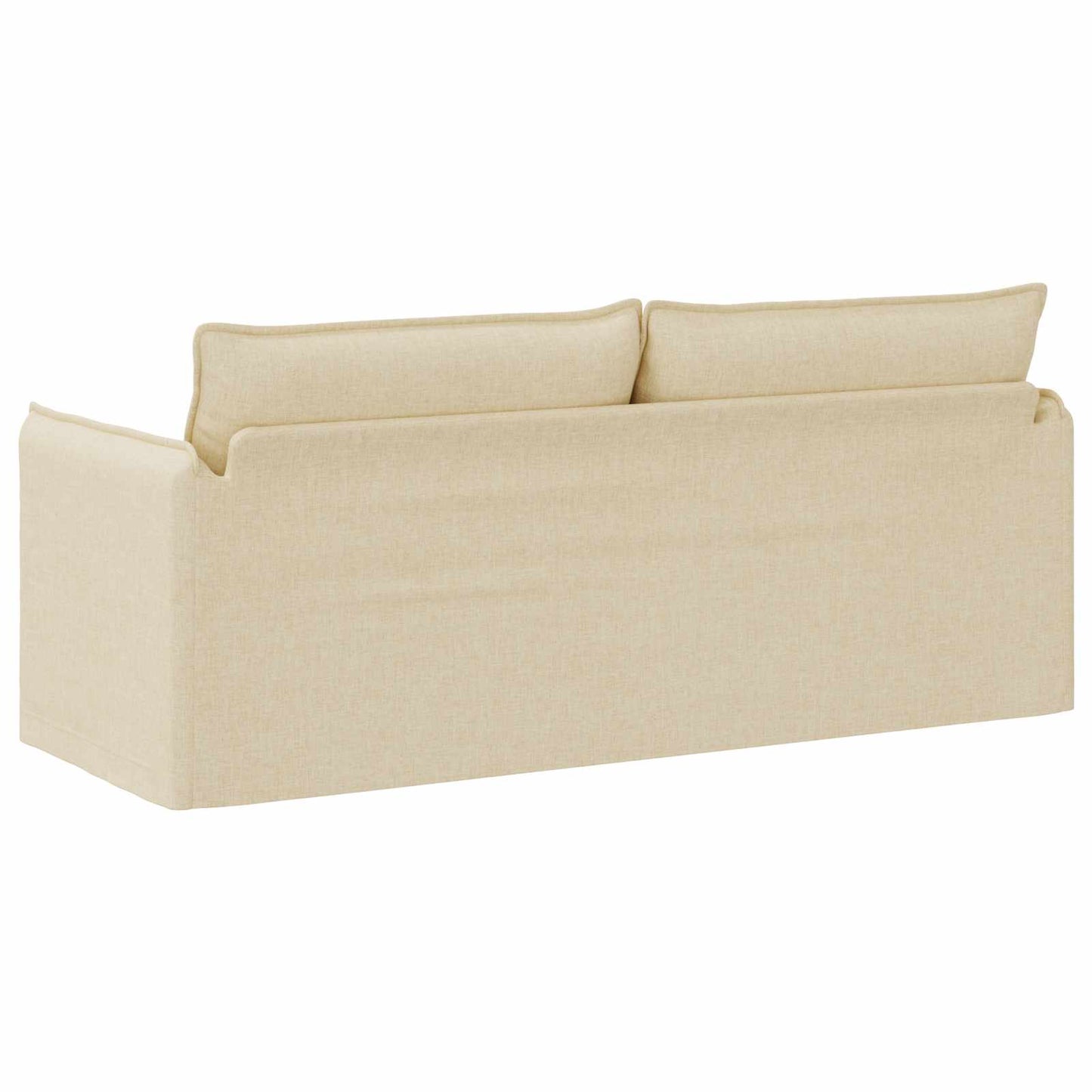 vidaXL Sofa Creme 196 x 82 x 85 cm Stoff