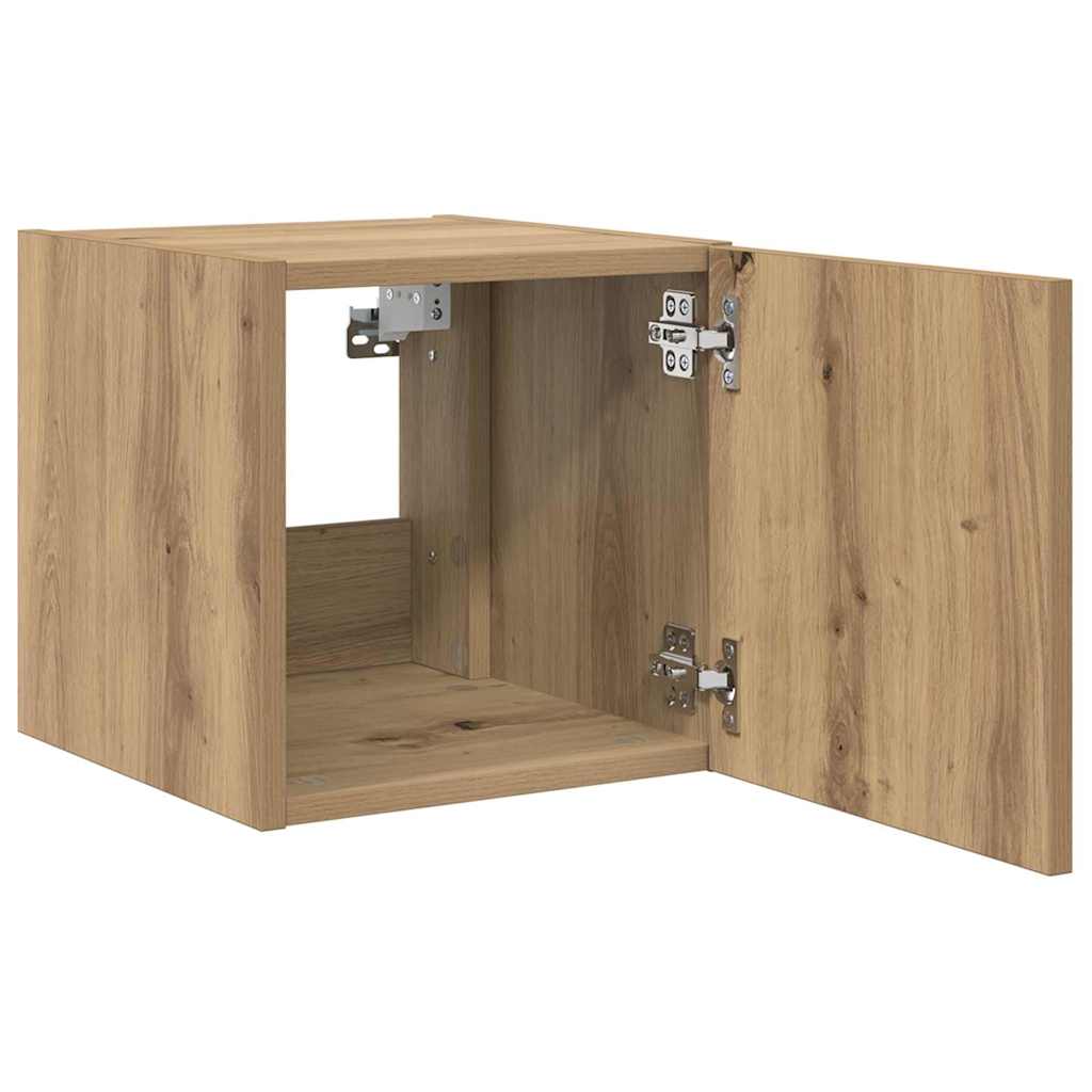 vidaXL TV-Wandschrank Kunsthandwerk Eiche 30,5 x 35 x 30 cm