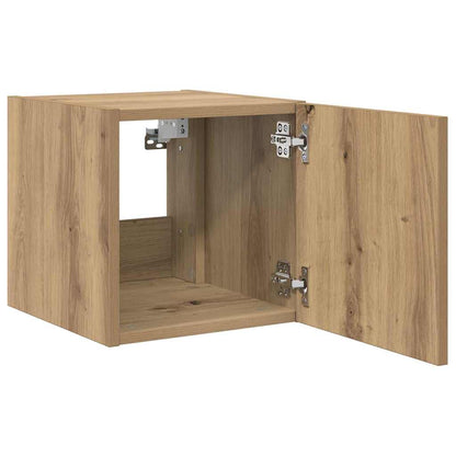 vidaXL TV-Wandschrank Kunsthandwerk Eiche 30,5 x 35 x 30 cm