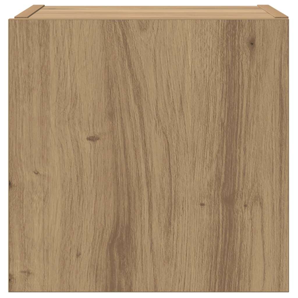 vidaXL TV-Wandschrank Kunsthandwerk Eiche 30,5 x 35 x 30 cm