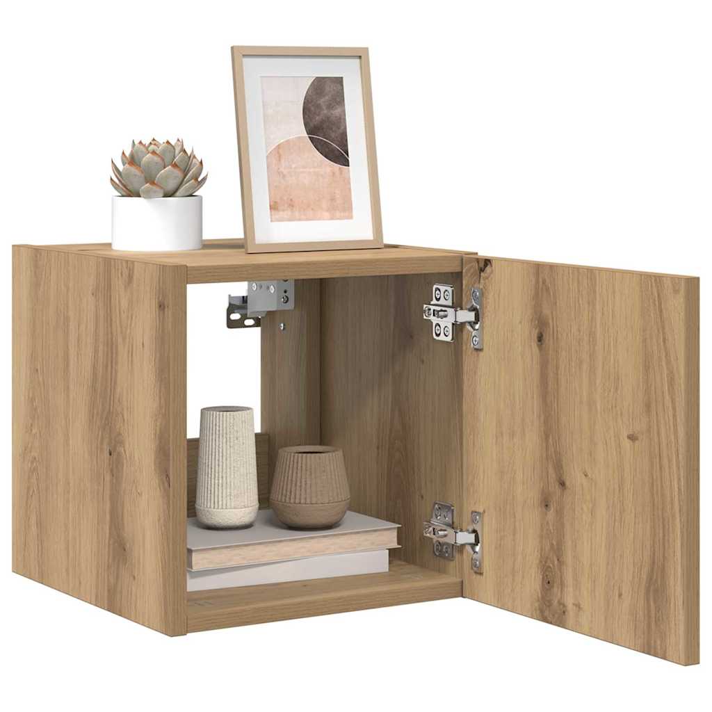 vidaXL TV-Wandschrank Kunsthandwerk Eiche 30,5 x 35 x 30 cm