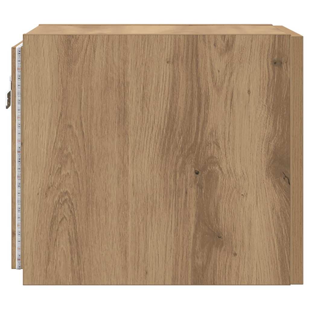 vidaXL TV-Wandschrank Kunsthandwerk Eiche 30,5 x 35 x 30 cm