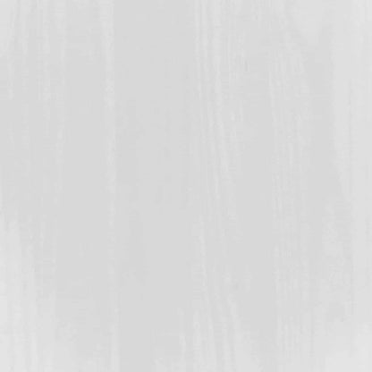 Badezimmerschrank Weiß 50 x 40 x 185 cm Massives Kiefernholz