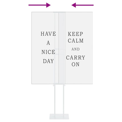 Messestände Weiß 30 x 23,5 x 210 cm Stahl