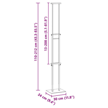 Messestände Weiß 30 x 23,5 x 210 cm Stahl