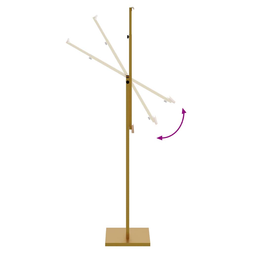 Messestände Gold 26,5 x 26,5 x 150 cm Stahl