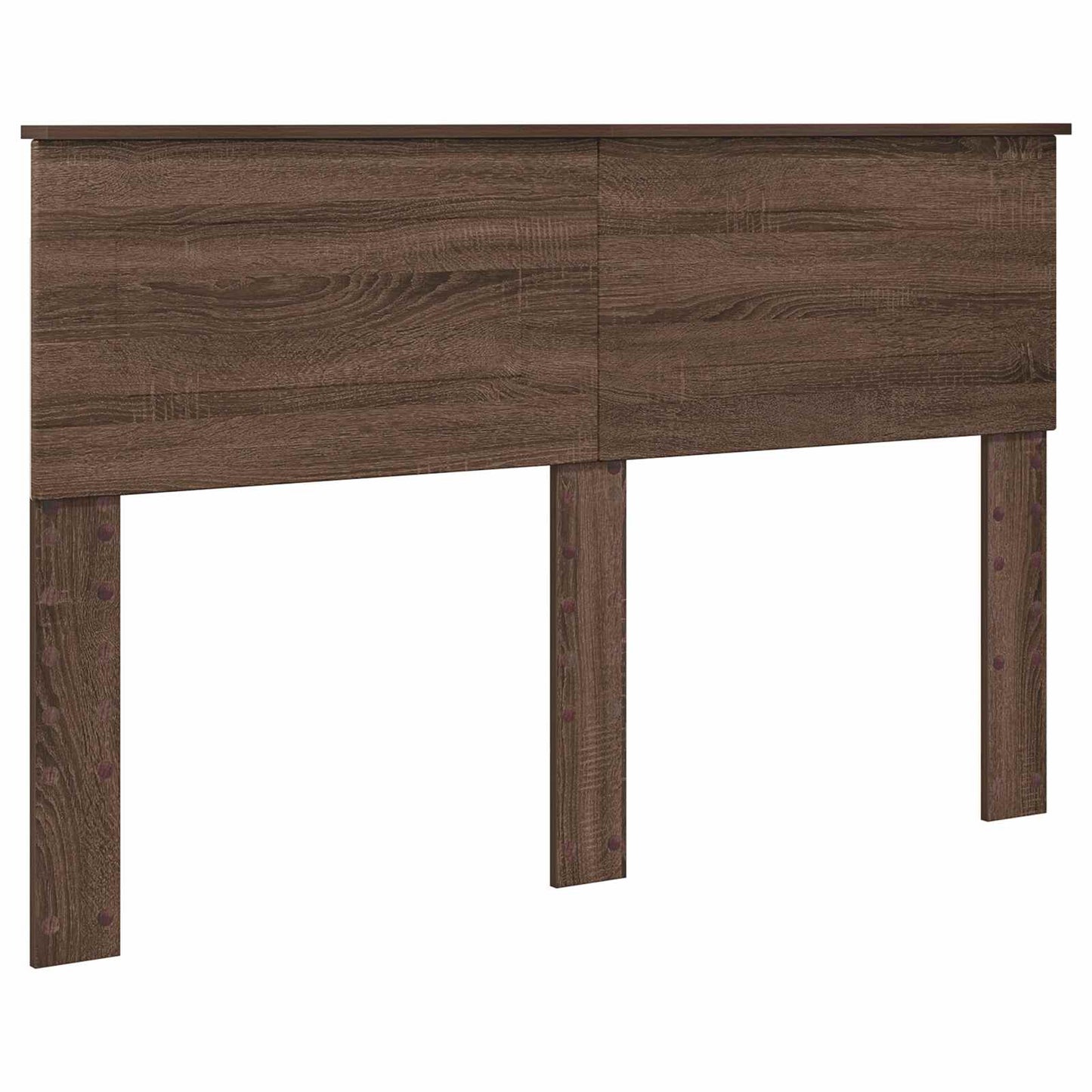 vidaXL Bettrahmen Braun Eichen-Optik 140 x 200 cm Ingenieurs Holz