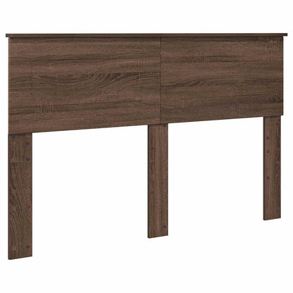 vidaXL Bettrahmen Braun Eichen-Optik 140 x 200 cm Ingenieurs Holz