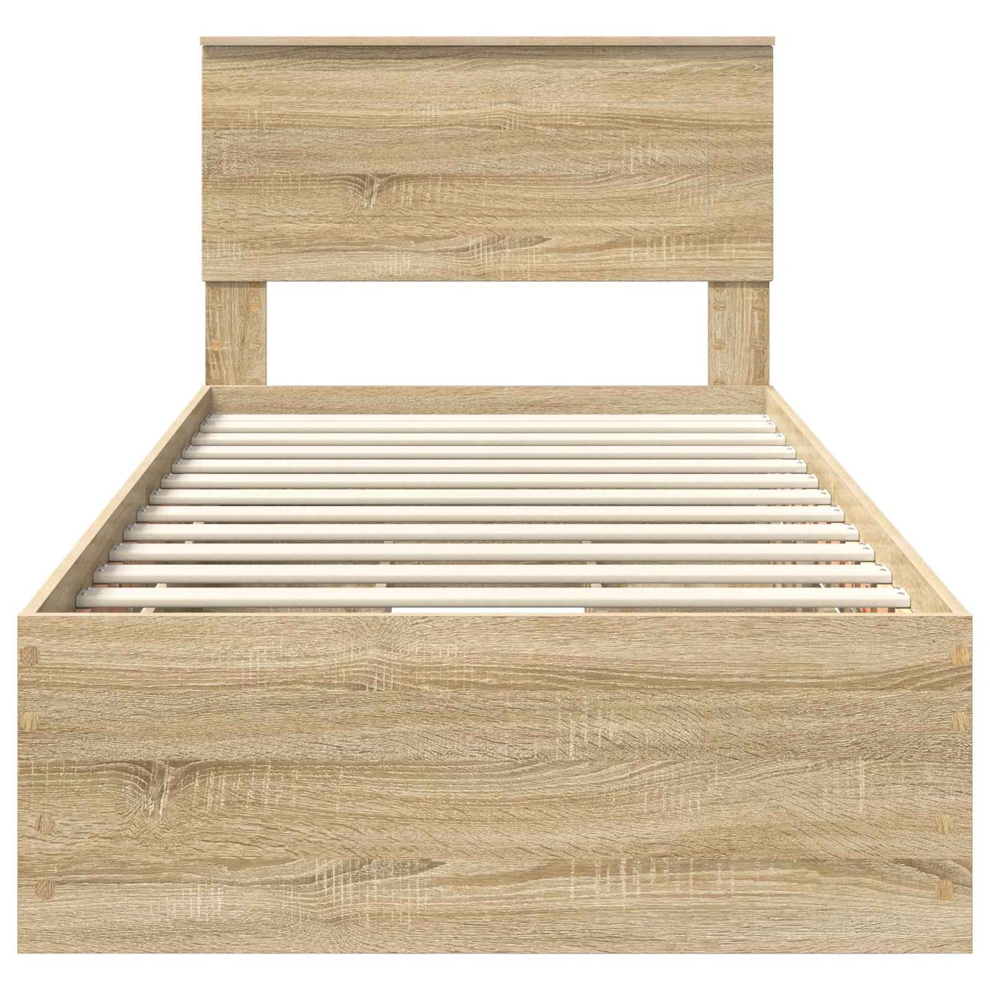 vidaXL Cadre de lit Chêne Sonoma 75 x 190 cm Bois d'ingénierie