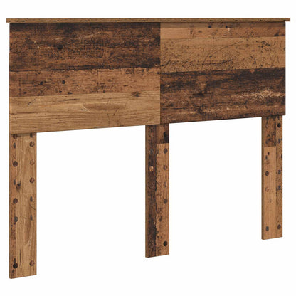 Bettrahmen mit Kopfteil Altholz 120 x 190 cm Holzwerkstoff