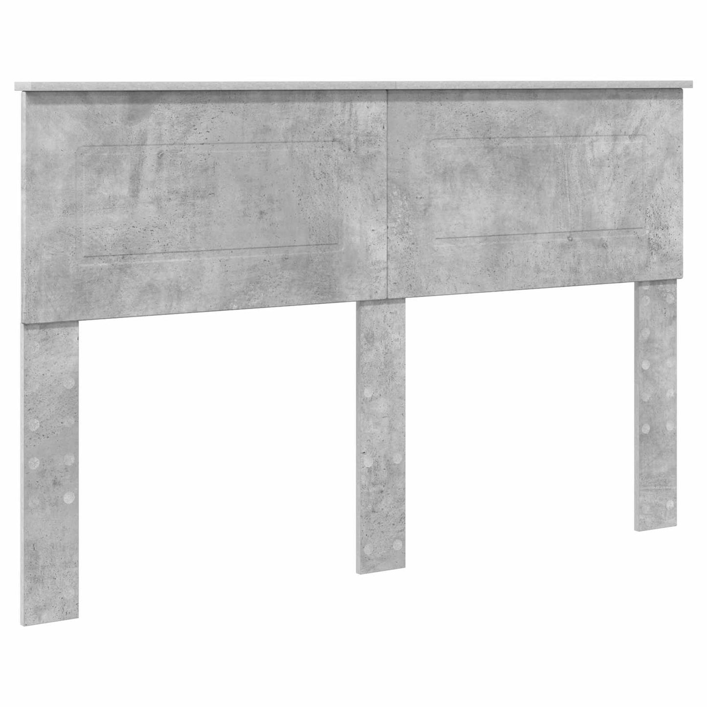 vidaXL Aufbewahrungsbett Beton Grau 150 x 200 cm Holzwerkstoff