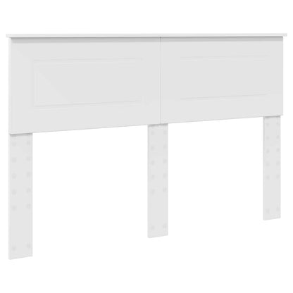 vidaXL Lit de rangement avec tête de lit Blanc 140 x 190 cm Bois d'ingénierie