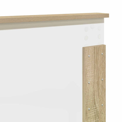 vidaXL Aufbewahrungsbett Sonoma-Eiche 140 x 190 cm Holzwerkstoff