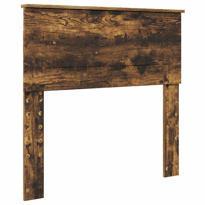 vidaXL Aufbewahrungsbett Geräucherte Eiche 100 x 200 cm Holzwerkstoff