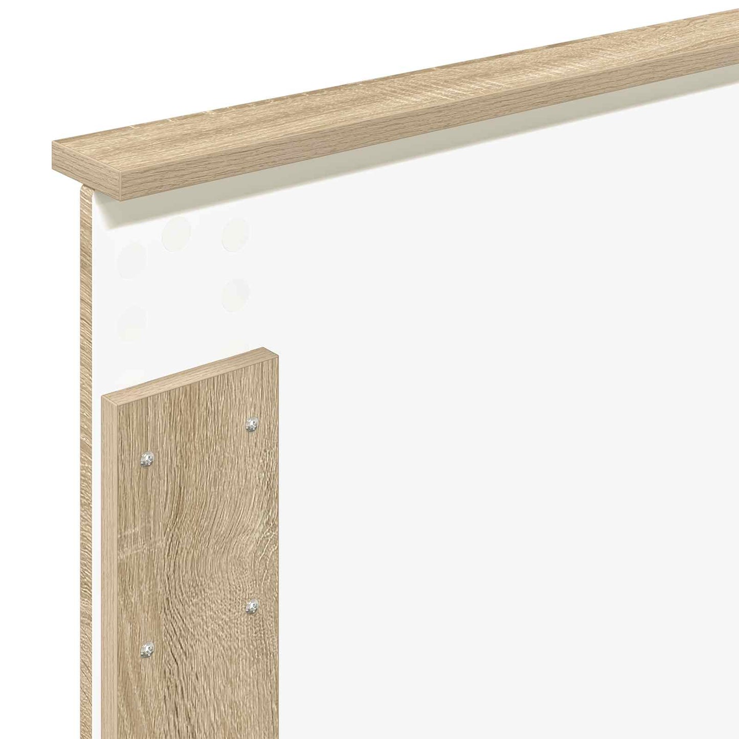 vidaXL Aufbewahrungsbett Sonoma-Eiche 90 x 190 cm Holzwerkstoff