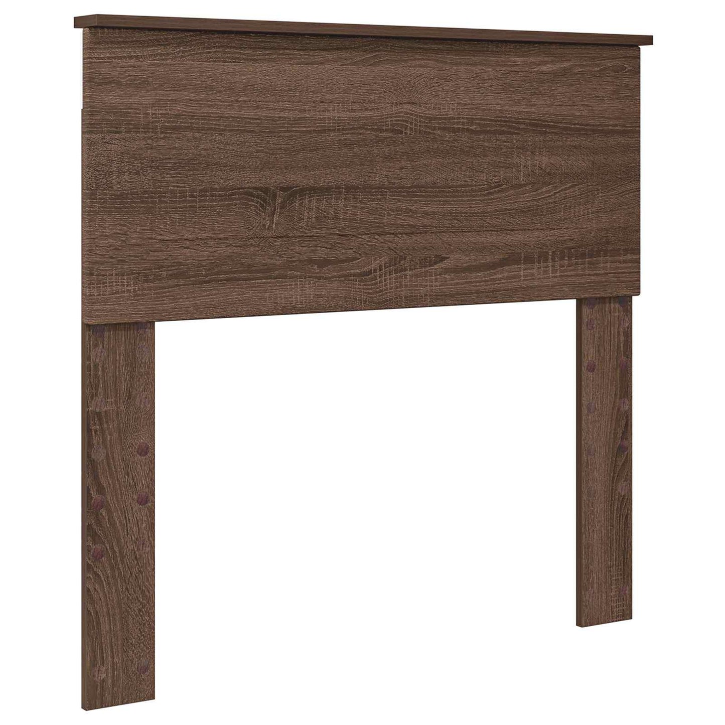 vidaXL Lit de rangement Chêne marron 90 x 190 cm Bois d'ingénierie