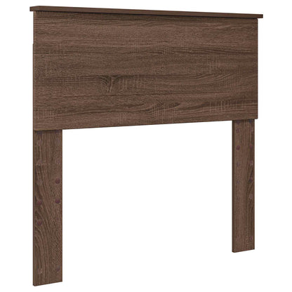 vidaXL Lit de rangement Chêne marron 90 x 190 cm Bois d'ingénierie