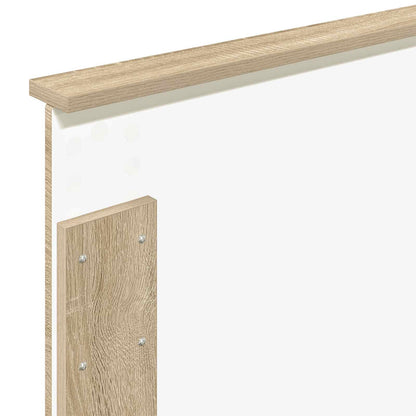 vidaXL Lit de rangement chêne Sonoma 90 x 200 cm Aggloméré