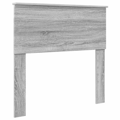 vidaXL Aufbewahrungsbett Graues Sonoma 75 x 190 cm Holzwerkstoff