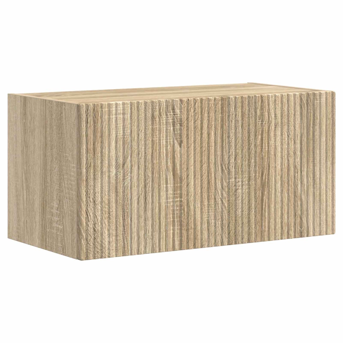 TV-Wandregal-Set Wandmontiert 4 pcs Sonoma-Eiche Holzwerkstoff