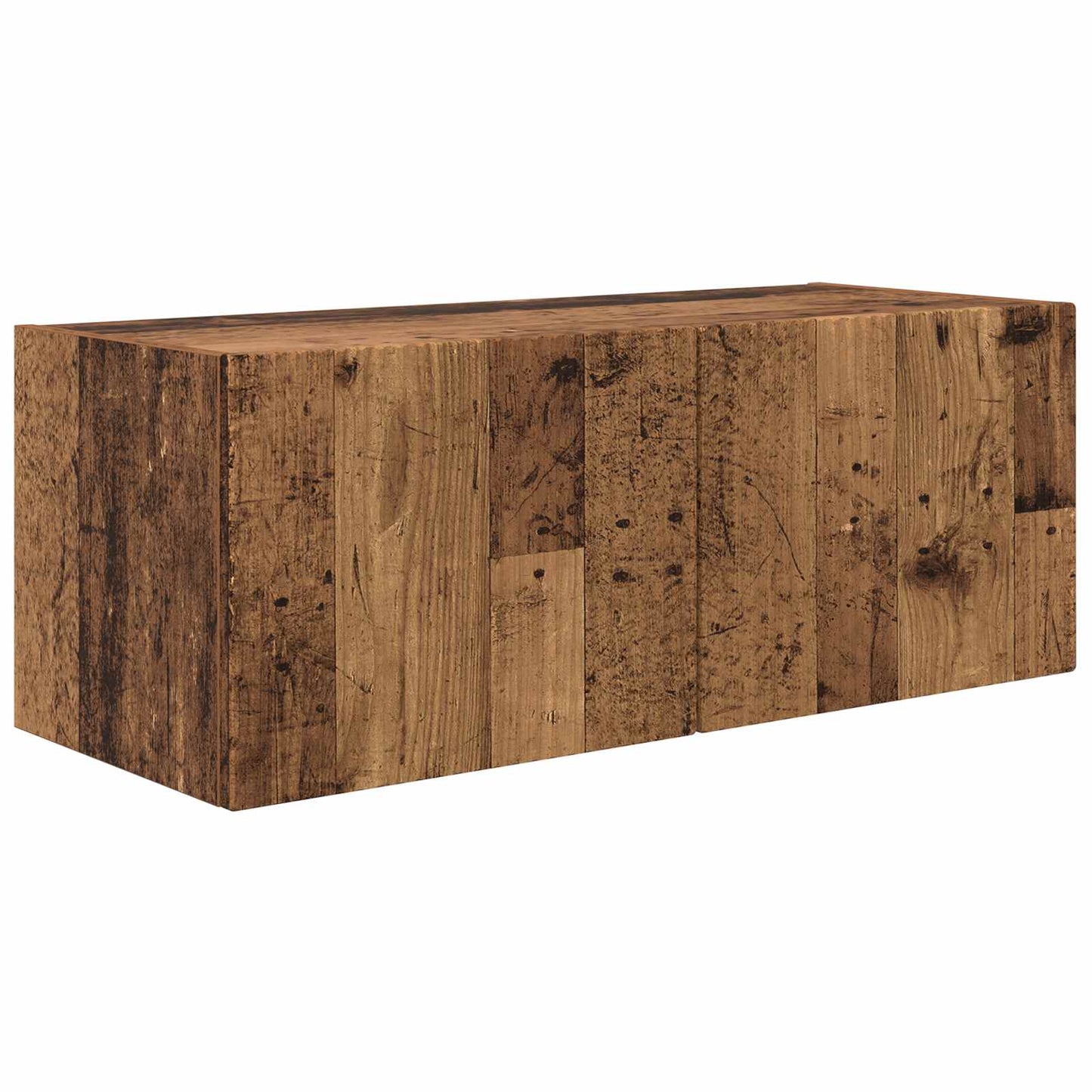vidaXL Meuble TV mural 4 pièces aggloméré bois de récupération
