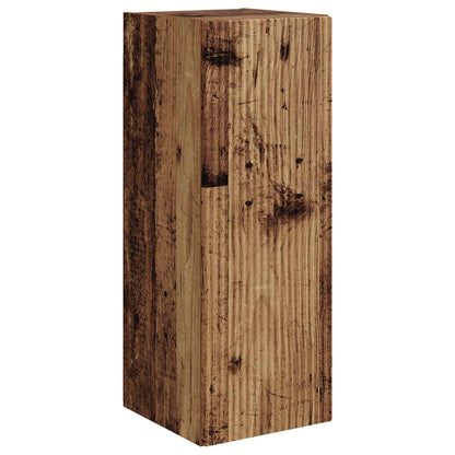 vidaXL Meuble TV mural 4 pièces aggloméré bois de récupération