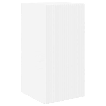vidaXL Ensemble d'étagères murales pour TV 4 pcs Blanc Bois d'ingénierie