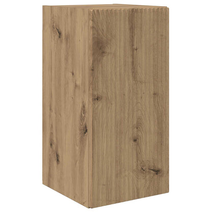 vidaXL TV-Wandregal-Set Wandmontiert 4 pcs Artisan-Eiche Holzwerkstoff
