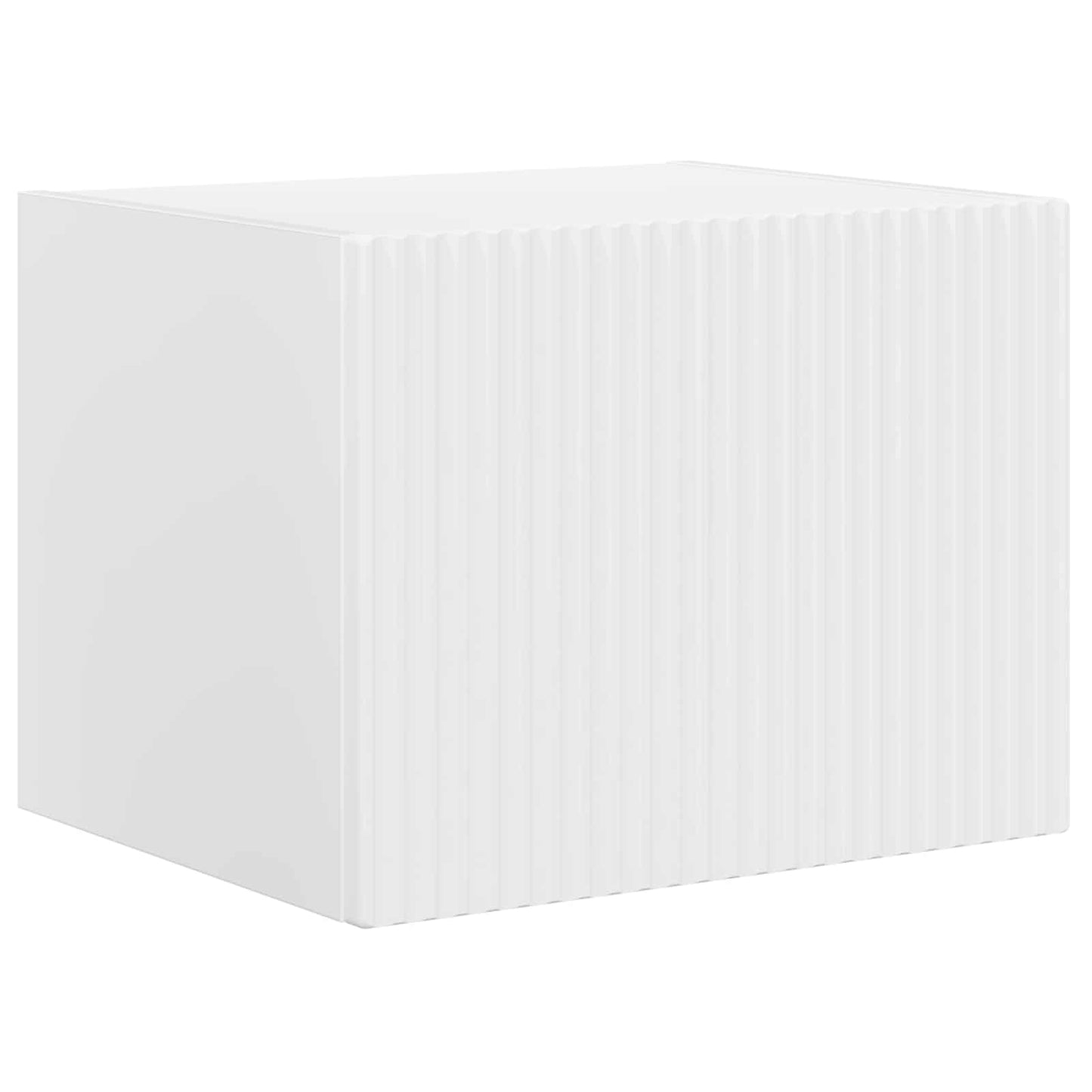 TV-Wandregal-Set Wandmontiert 6 pcs Weiß