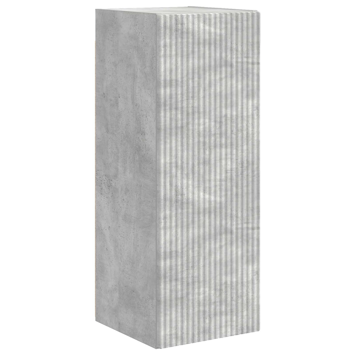 vidaXL TV-Wandregal-Set Wandmontiert 6 pcs Beton Grau